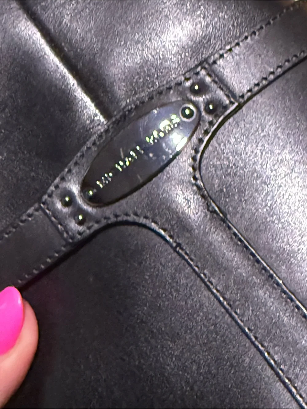 Michael Kors Black Leather Over-the-Knee Riding Boots - Picture 2 of 5